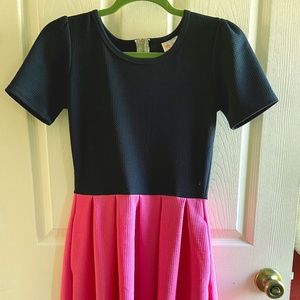 XS Lularoe Amelia Pink and Blue